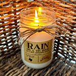 GIFT SHOP- "Rain On A Tin Roof" Candle- 12 oz.