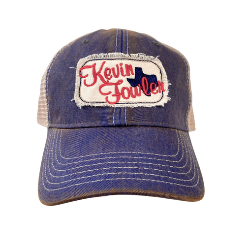 Hat- Womens Blue Kevin Fowler