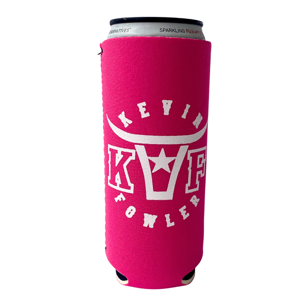 Zipper Beer Bottle Koozie (Hot Pink) - Texas Rhinestone