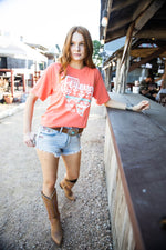 SALE- Ladies Shirt- Texas Forever- Coral