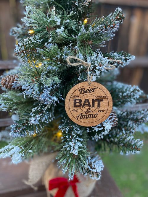 Ornament- Beer Bait & Ammo