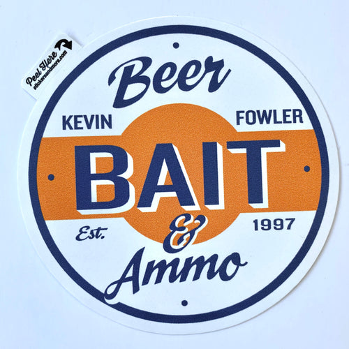 Sticker- Beer Bait & Ammo